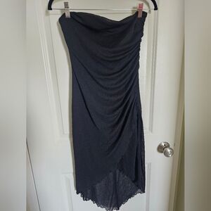 Heart Moon Star Elegant Black Dress